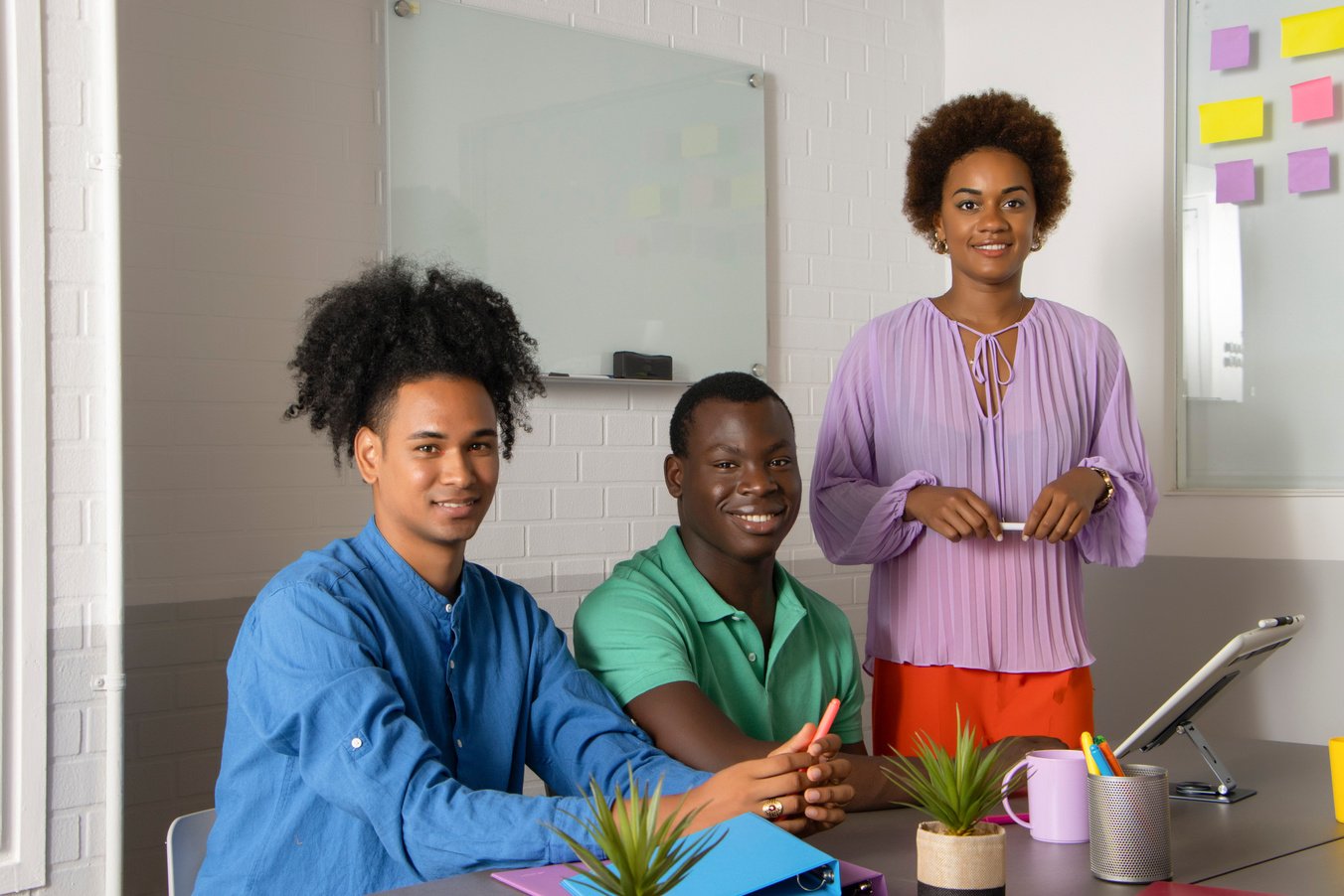 Corporate Training Portrait of Professionals in an Office